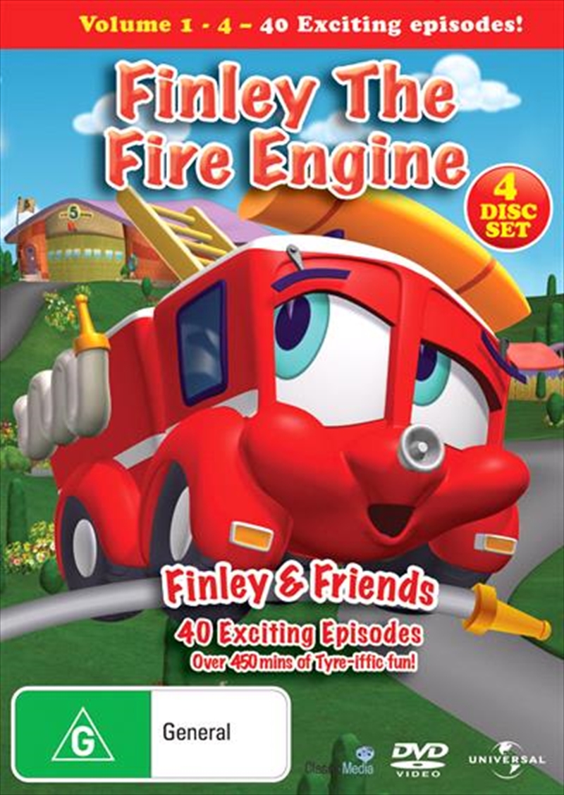 Finley The Fire Engine - Season 1 - Vol 1-4  Boxset/Product Detail/Animated
