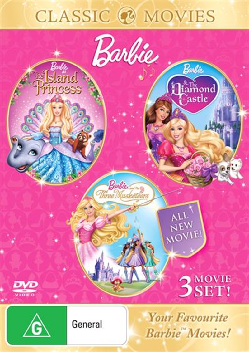 Barbie And The Three Musketeers / Barbie And The Diamond Castle / Barbie - Island Princess/Product Detail/Animated