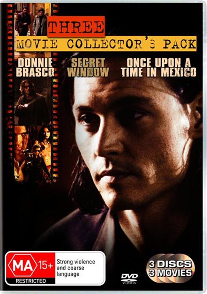 Donnie Brasco / Once Upon A Time In Mexico / Secret Window  3 Movie Collector's Pack/Product Detail/Thriller