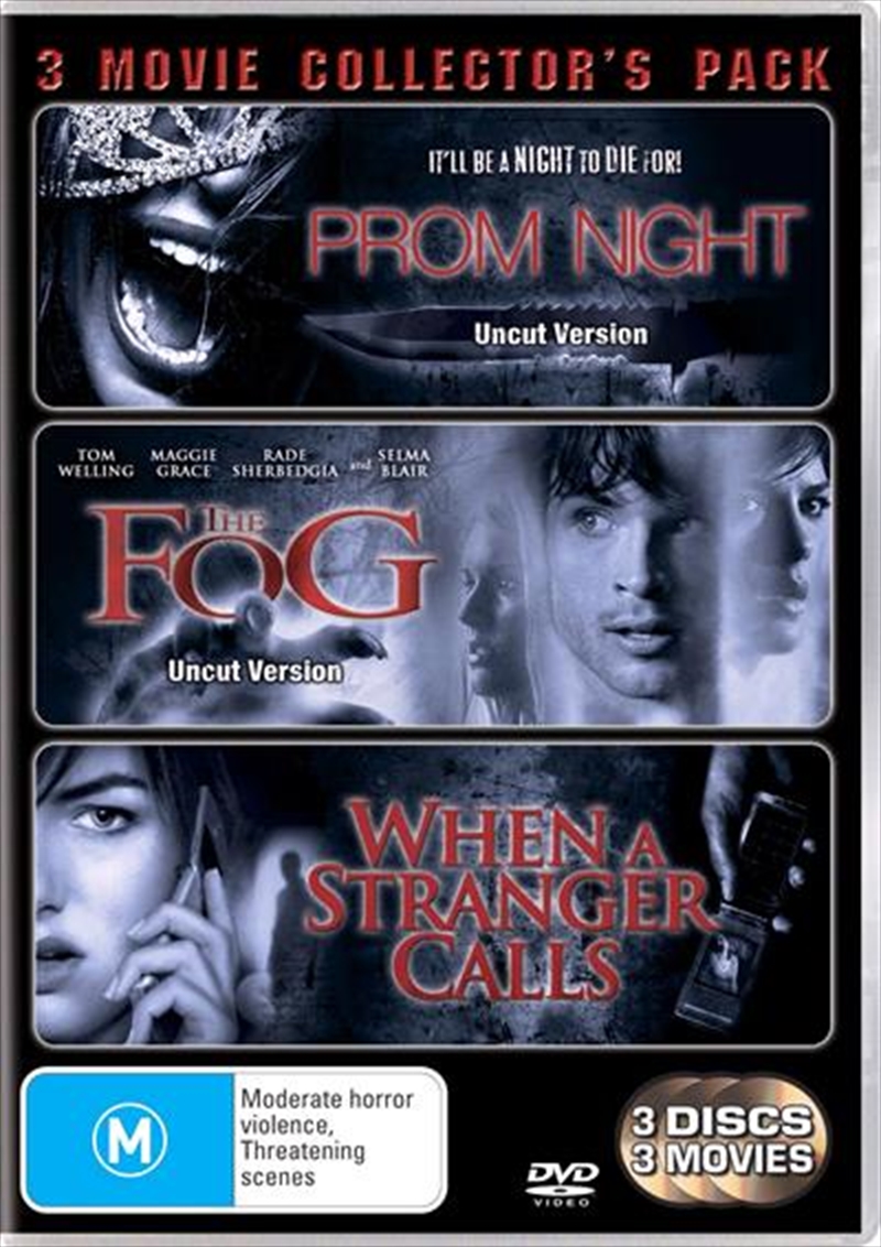 Prom Night / The Fog / When A Starnger Calls  3 Movie Collector's Pack/Product Detail/Horror