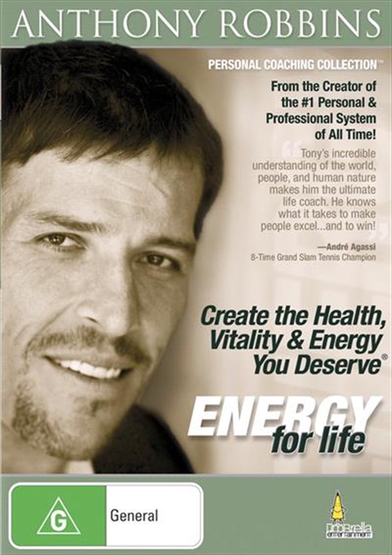 Anthony Robbins - Energy For Life/Product Detail/Health & Fitness