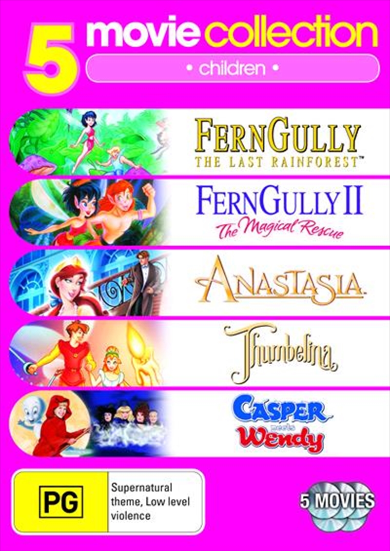Animated Collection - Fern Gully / Fern Gully 2 / Anastasia / Thumbelina / Casper Meets Wendy  Boxs/Product Detail/Animated