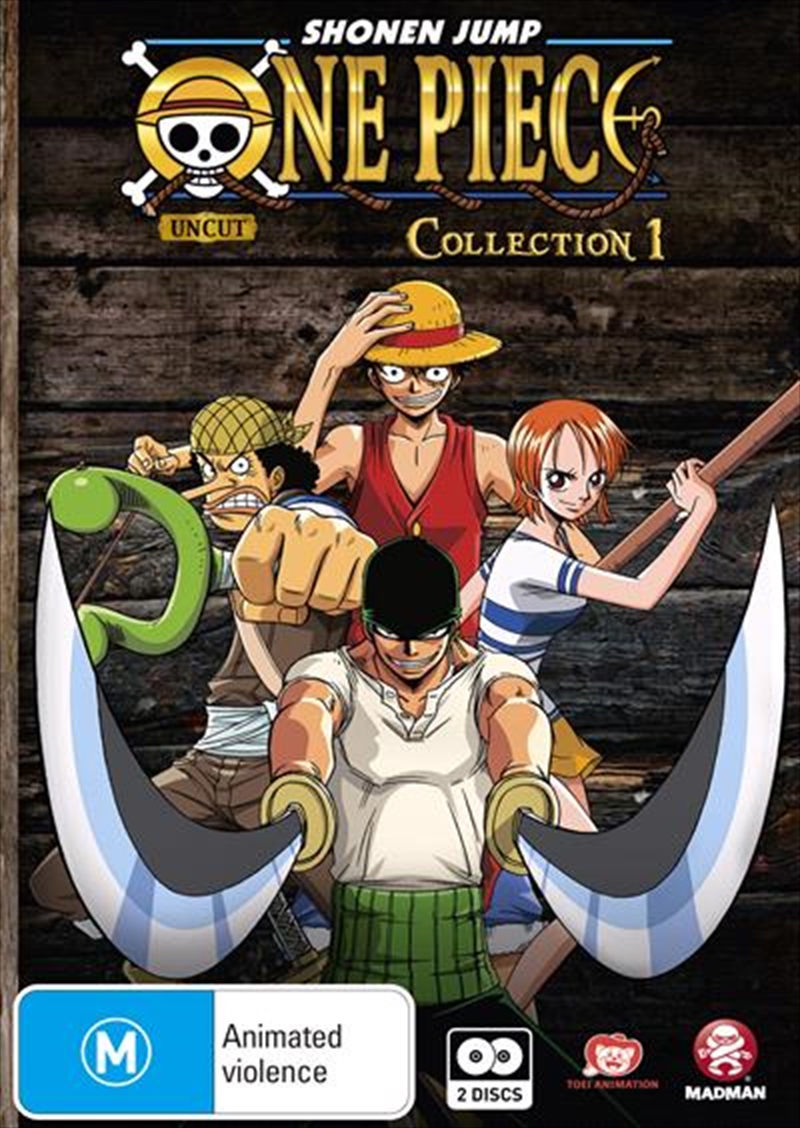 One Piece - Uncut - Collection 1 Eps 01-13/Product Detail/Anime