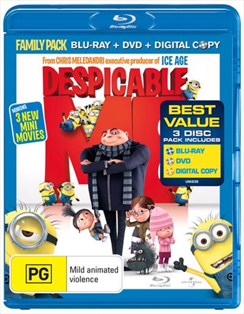 Despicable Me  Blu-ray + DVD + Digital Copy/Product Detail/Animated