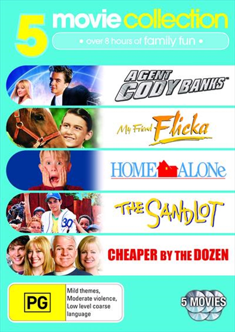 Agent Cody Banks / My Friend Flicka / Home Alone / The Sandlot / Cheaper By The Dozen/Product Detail/Family
