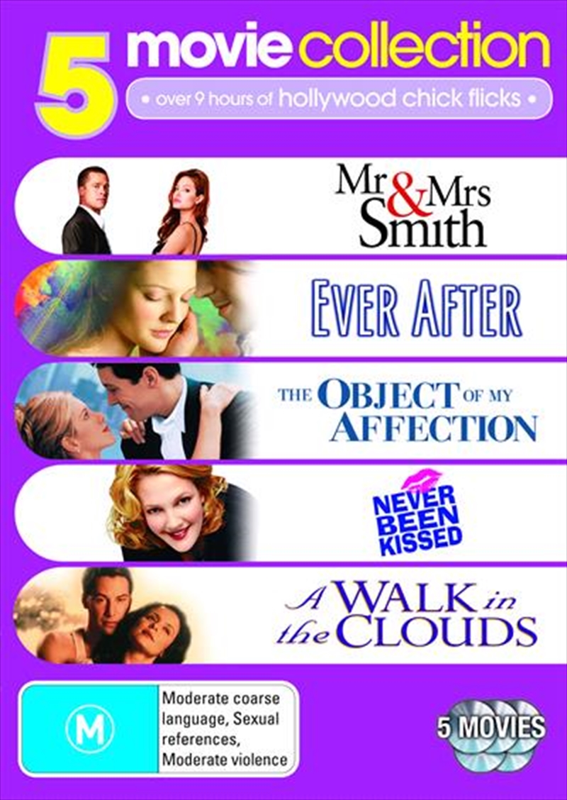 Mr and Mrs Smith / Ever After / The Object Of My Affection / Never Been Kissed / A Walk In The Cloud/Product Detail/Drama