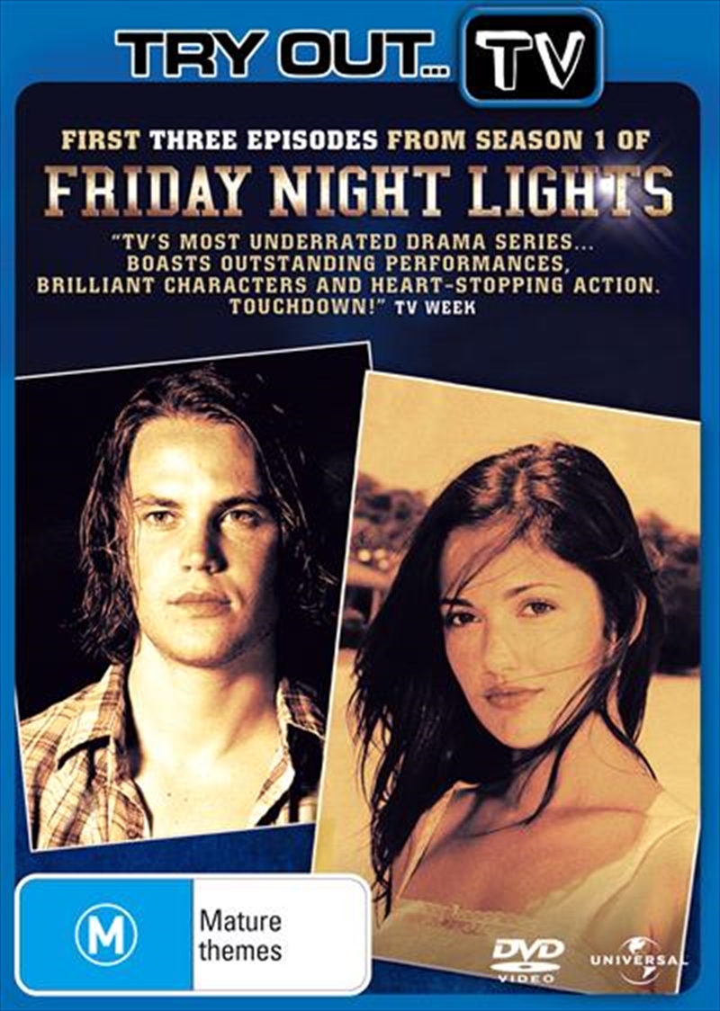 Friday Night Lights - First Three Episodes  Try Out TV/Product Detail/Drama
