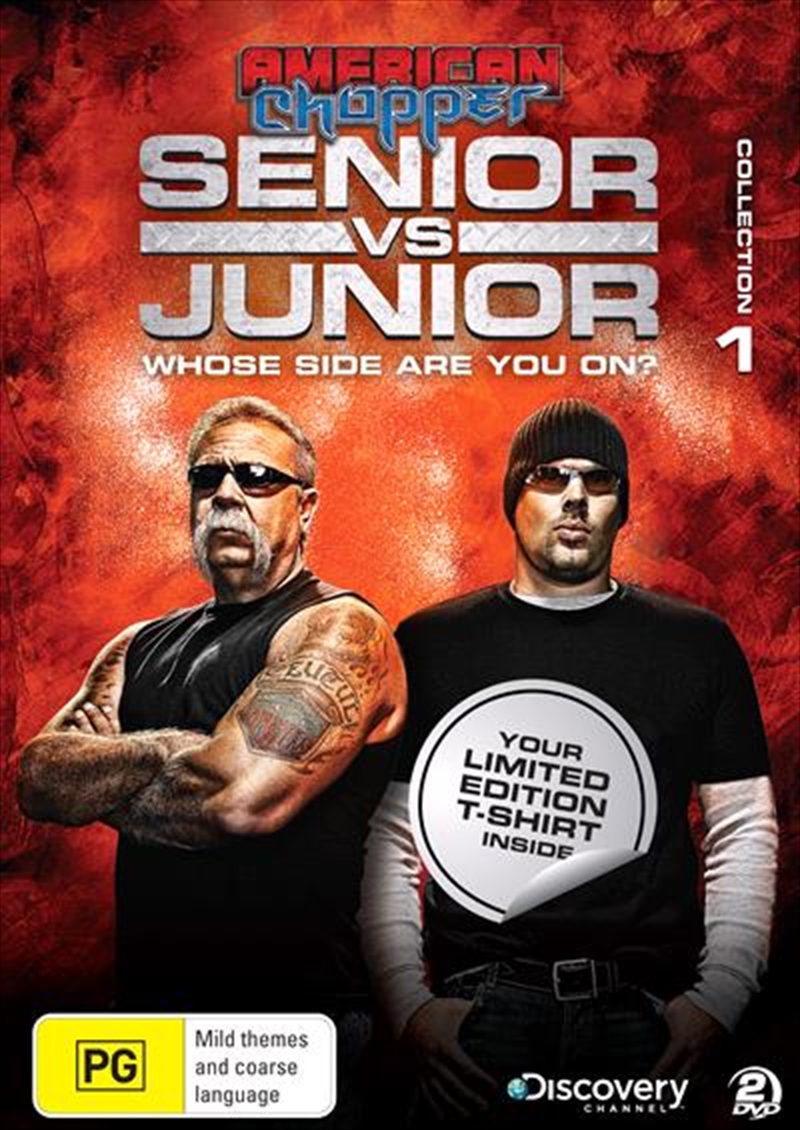 American Chopper: Senior Vs Junior: Collection 1 (Limited Edition Bonus T-Shirt)/Product Detail/Discovery Channel