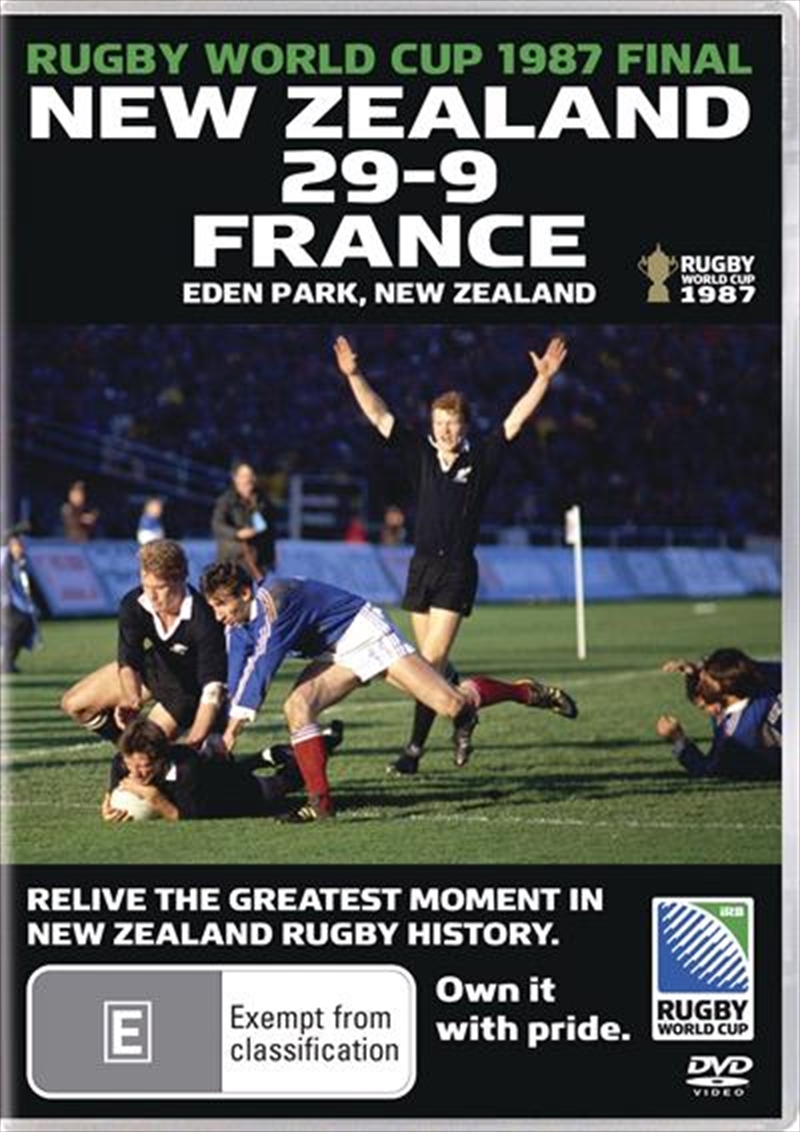Rugby World Cup Final - New Zealand 1987/Product Detail/Sport