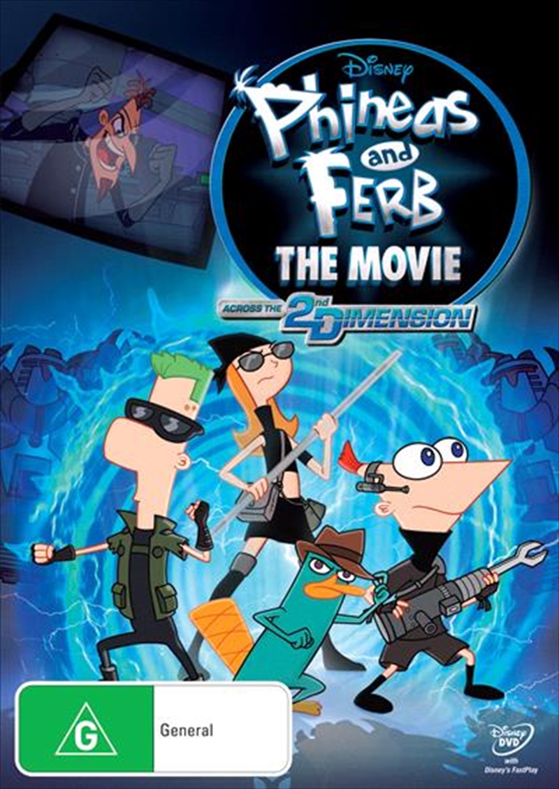 Phineas And Ferb - Across the 2nd Dimension | DVD