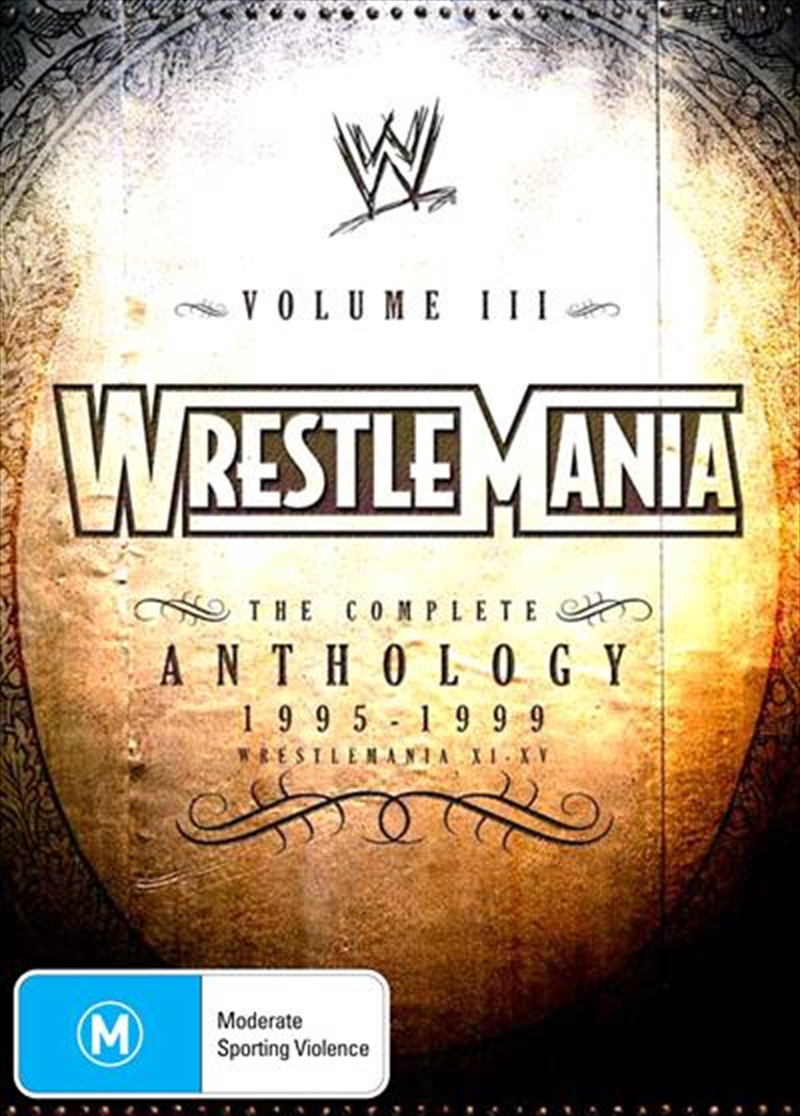 WWE - Wrestlemania Anthology - Vol 3  Digipack/Product Detail/Sport