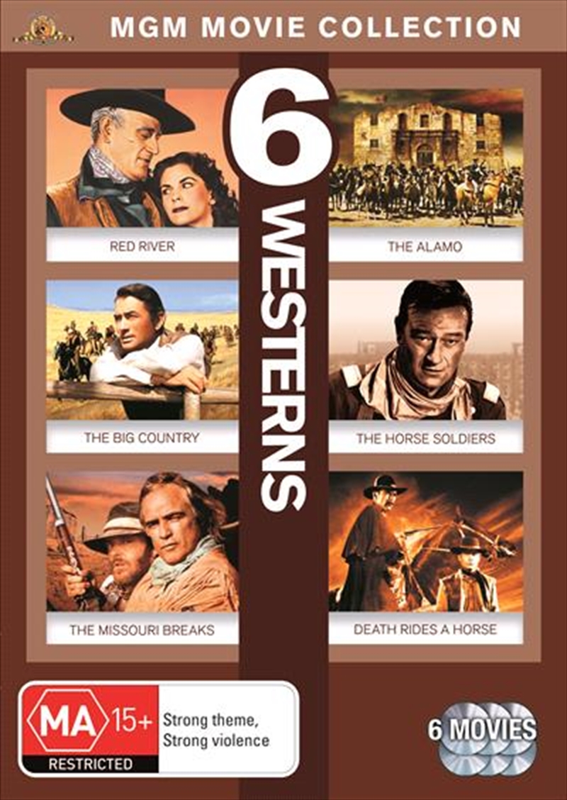 Westerns - Red River / The Big Country / The Alamo / The Horse Soldiers / The Missouri Breaks / Deat/Product Detail/Western
