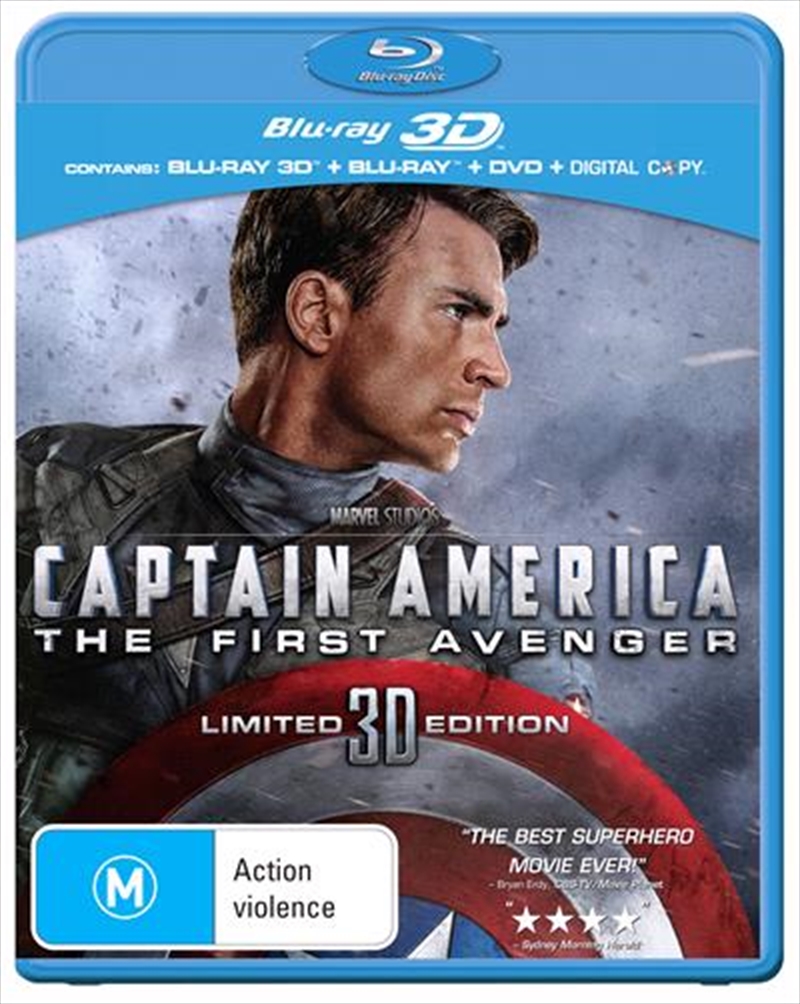 Captain America - The First Avenger  3D + 2D Blu-ray + DVD + Digital Copy/Product Detail/Movies on DVD, Blu-ray & 4K