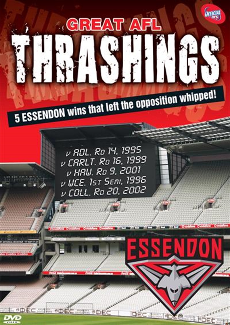 AFL - Thrashings - Essendon/Product Detail/Sport