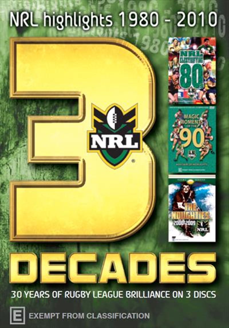 3 Decades Of Rugby League/Product Detail/Sport