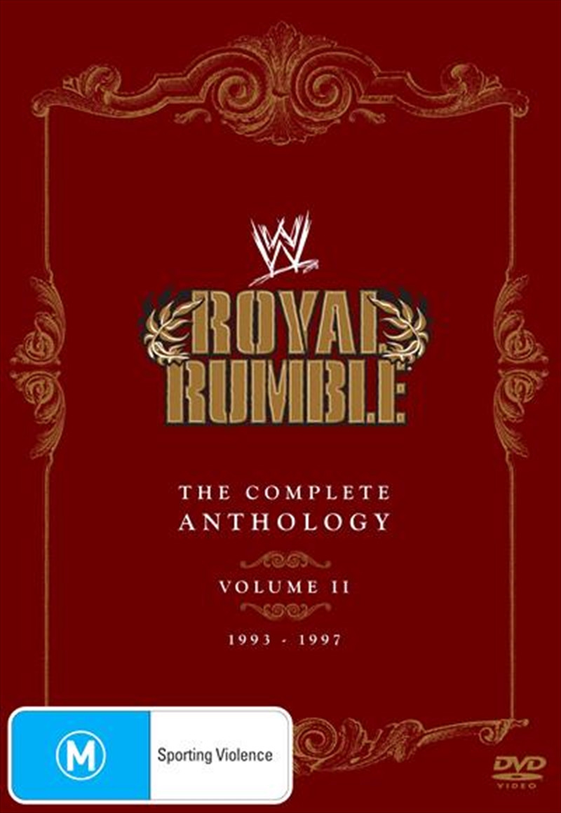 Royal Rumble Program Book WWE - Royal Rumble - The Complete Anthology - Vol 2 DVD | Sanity
