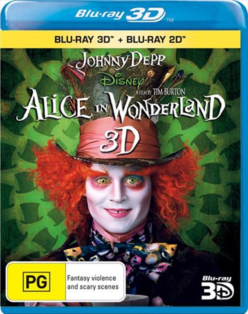 Alice In Wonderland  3D + 2D Blu-ray - Live Action/Product Detail/Movies