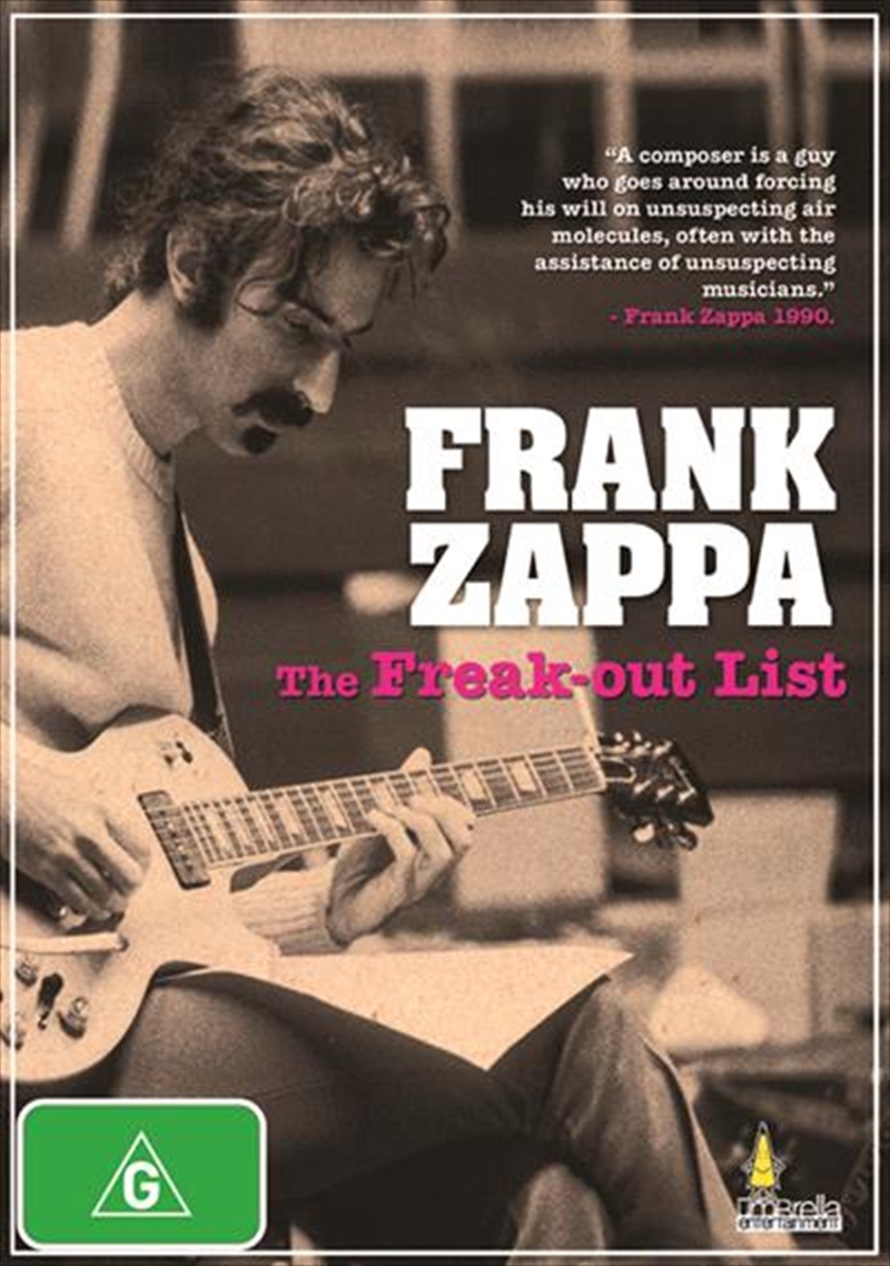 Frank Zappa - The Freak-Out List/Product Detail/Documentary