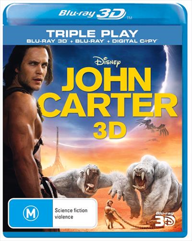 John Carter  3D + 2D Blu-ray + Digital Copy/Product Detail/Movies on DVD, Blu-ray & 4K