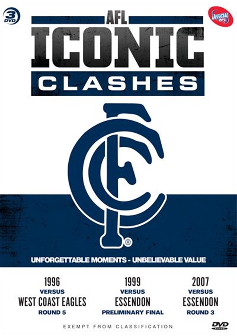 AFL - Iconic Clashes - Carlton/Product Detail/Sport