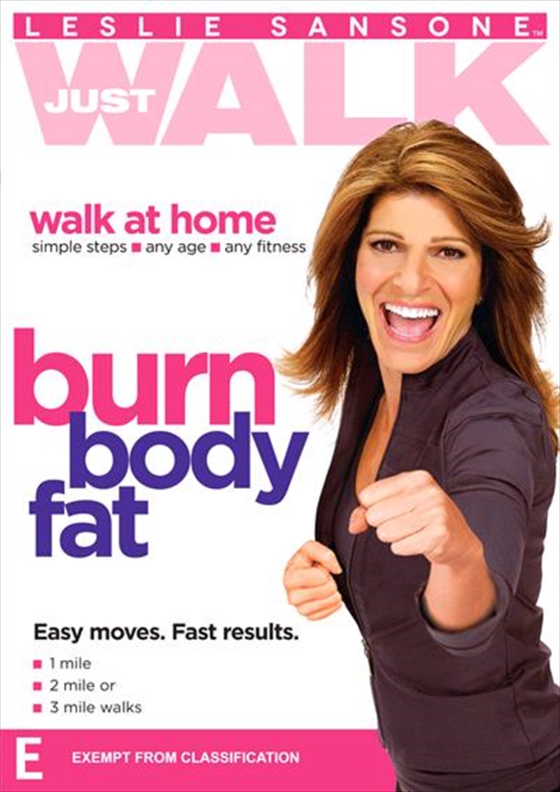 Buy Leslie Sansone Just Walk Burn Body Fat DVD Online Sanity