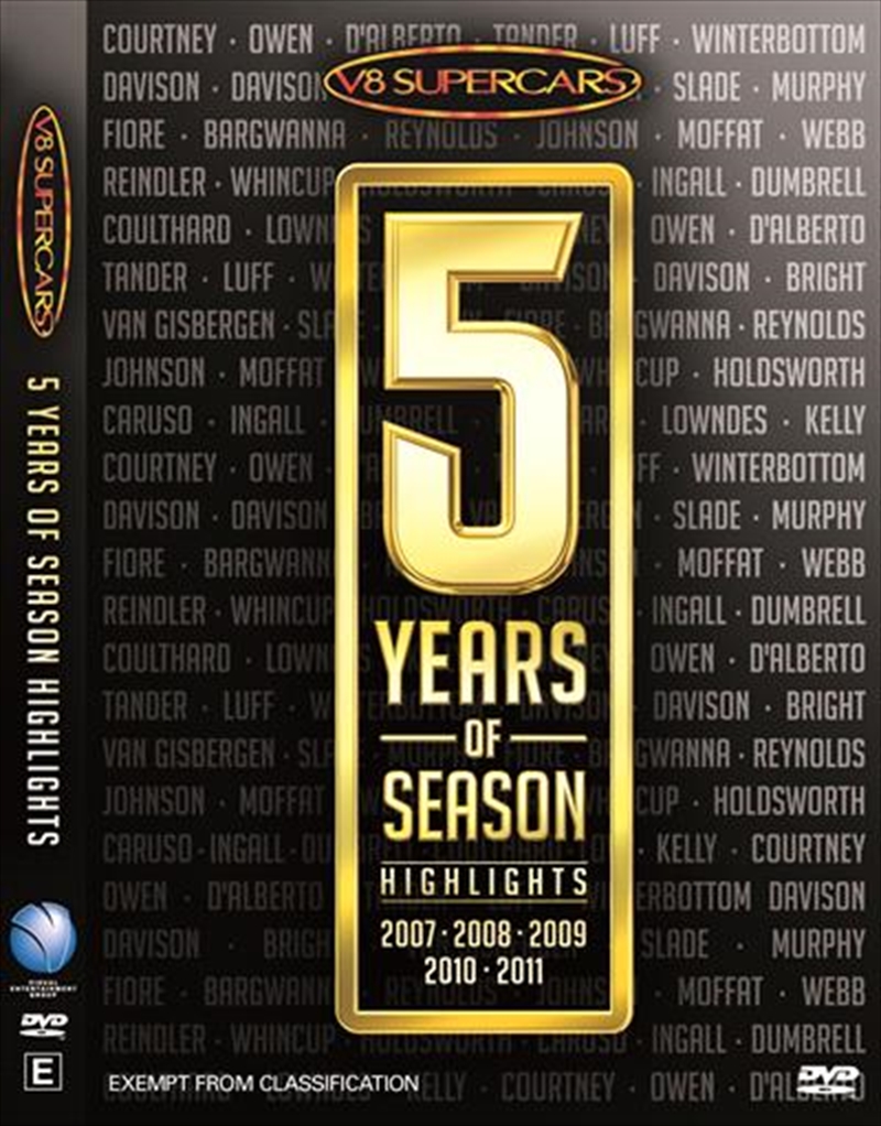 V8 Supercars - 5 Years Season Review/Product Detail/Sport