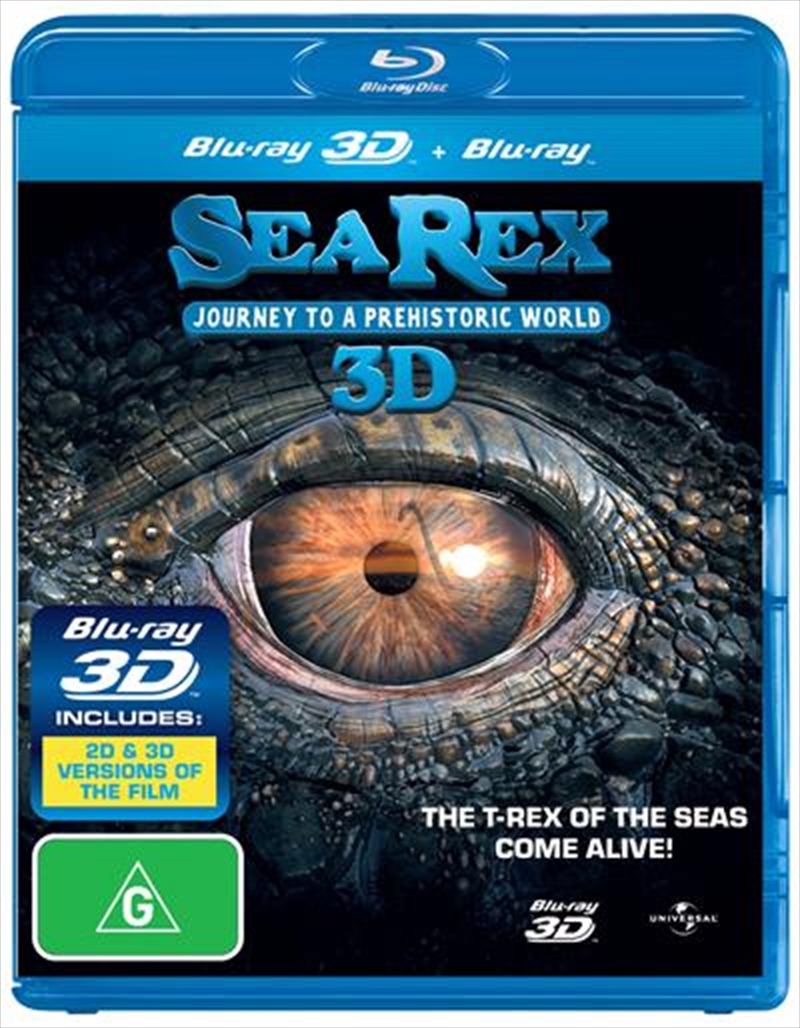 Imax - Sea Rex - Journey To A Prehistoric World  3D Blu-ray/Product Detail/Movies