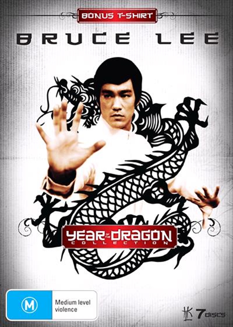 Bruce Lee - Year Of The Dragon Collection  Limited Edition Bonus T-Shirt/Product Detail/Action