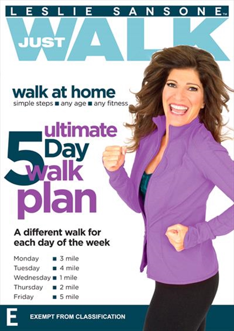 Leslie Sansone Just Walk Ultimate 5 Day Walk Plan Health & Fitness