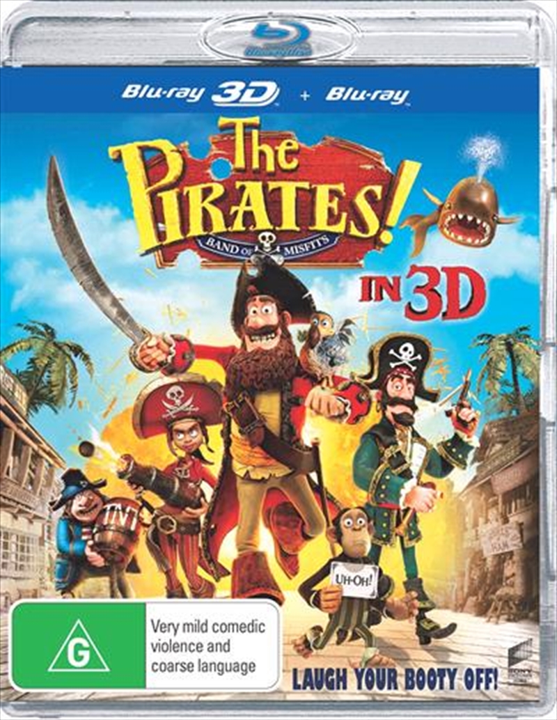 Pirates! - Band Of Misfits  3D + 2D Blu-ray, The/Product Detail/Animated