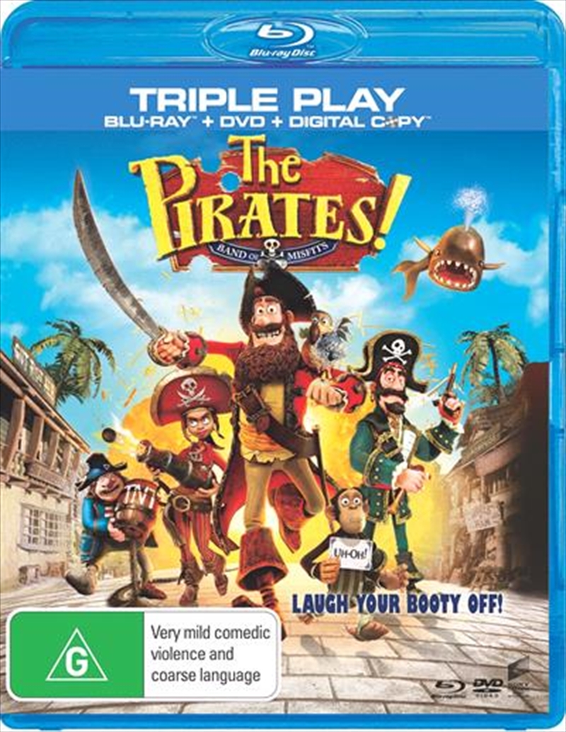 Pirates! - Band Of Misfits  Blu-ray + DVD + Digital Copy, The/Product Detail/Animated