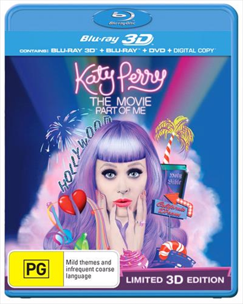 Katy Perry: Part Of Me (3D + 2D Blu-ray + DVD + Digital Copy)/Product Detail/Documentary