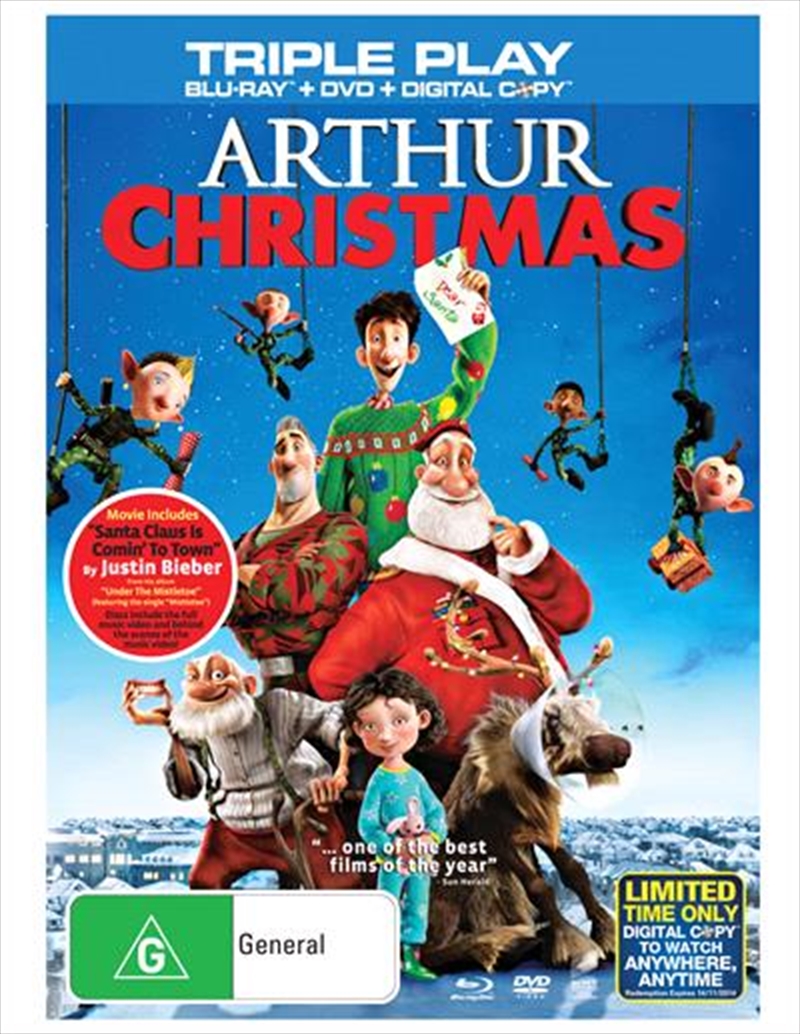 Arthur Christmas  Blu-ray + DVD + Digital Copy/Product Detail/Animated