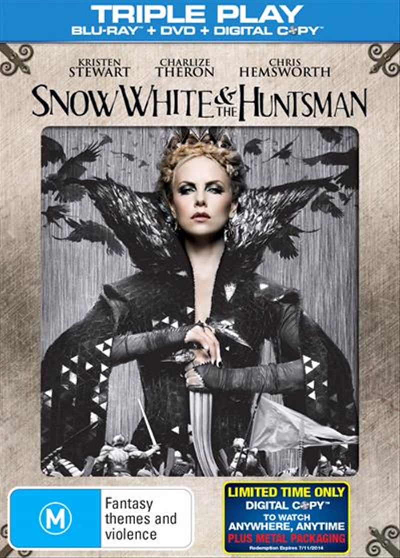 Snow White and The Huntsman  Blu-ray + DVD + Digital Copy - Steelbook/Product Detail/Action