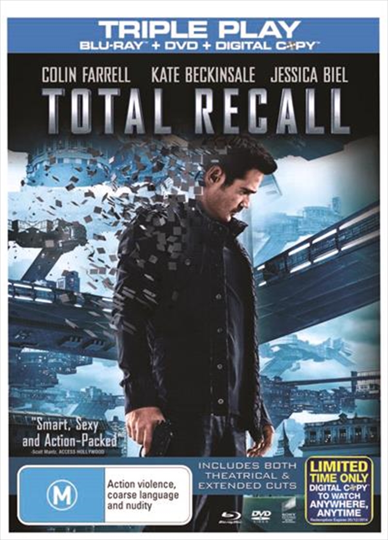 Total Recall  Blu-ray + DVD + Digital Copy/Product Detail/Action