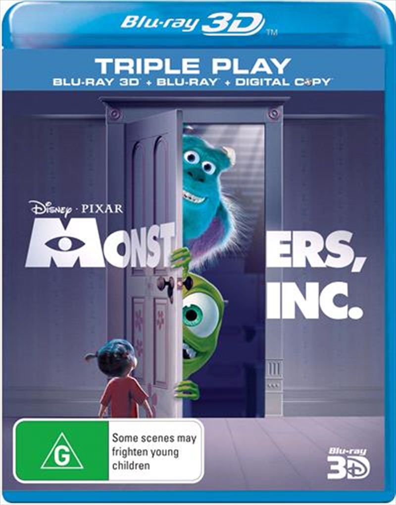 Monsters, Inc.  3D + 2D Blu-ray + Digital Copy/Product Detail/Movies on DVD, Blu-ray & 4K