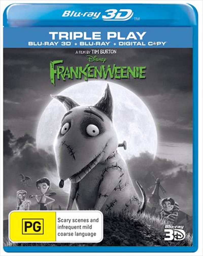 Frankenweenie  3D + 2D Blu-ray + Digital Copy/Product Detail/Movies on DVD, Blu-ray & 4K