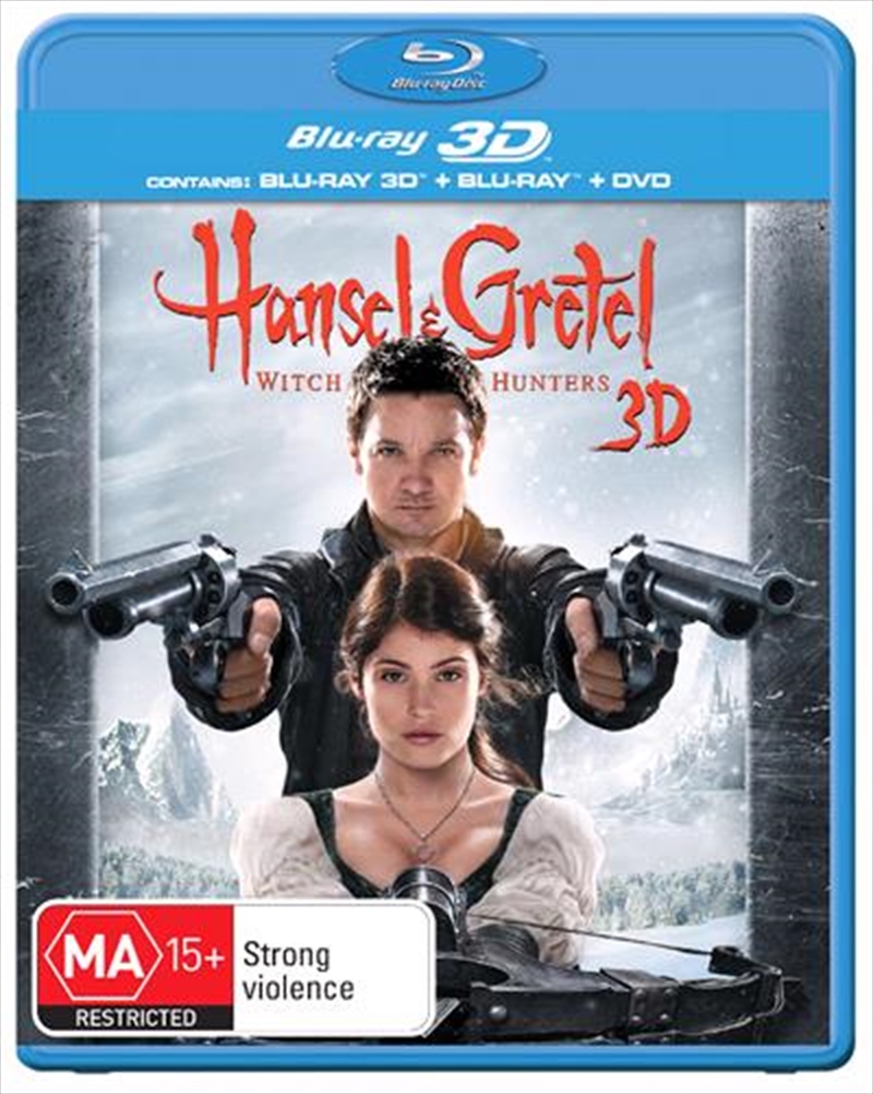 Hansel and Gretel - Witch Hunters  3D Blu-ray + 2D Blu-ray + DVD/Product Detail/Movies on DVD, Blu-ray & 4K