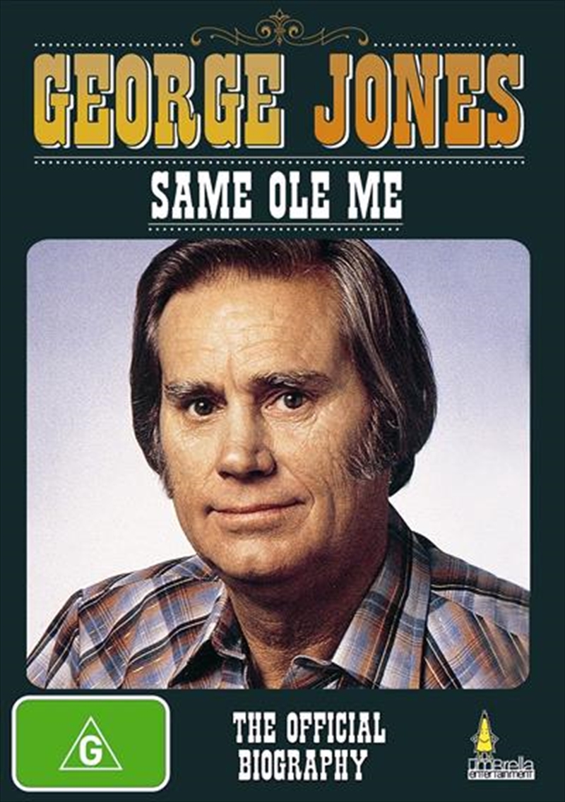 George Jones - Same Ole Me - The Official Biography DVD | Sanity