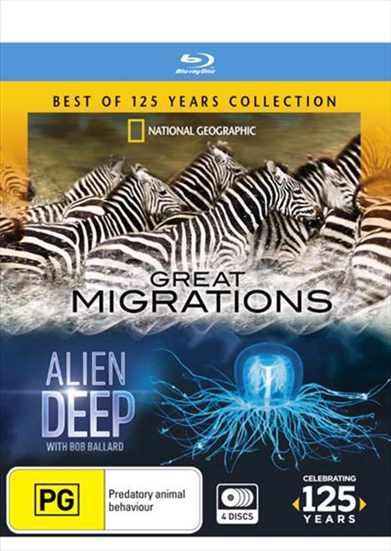 National Geographic - Best Of 125 Years - Great Migrations / Alien Deep With Bob Ballard/Product Detail/Documentary