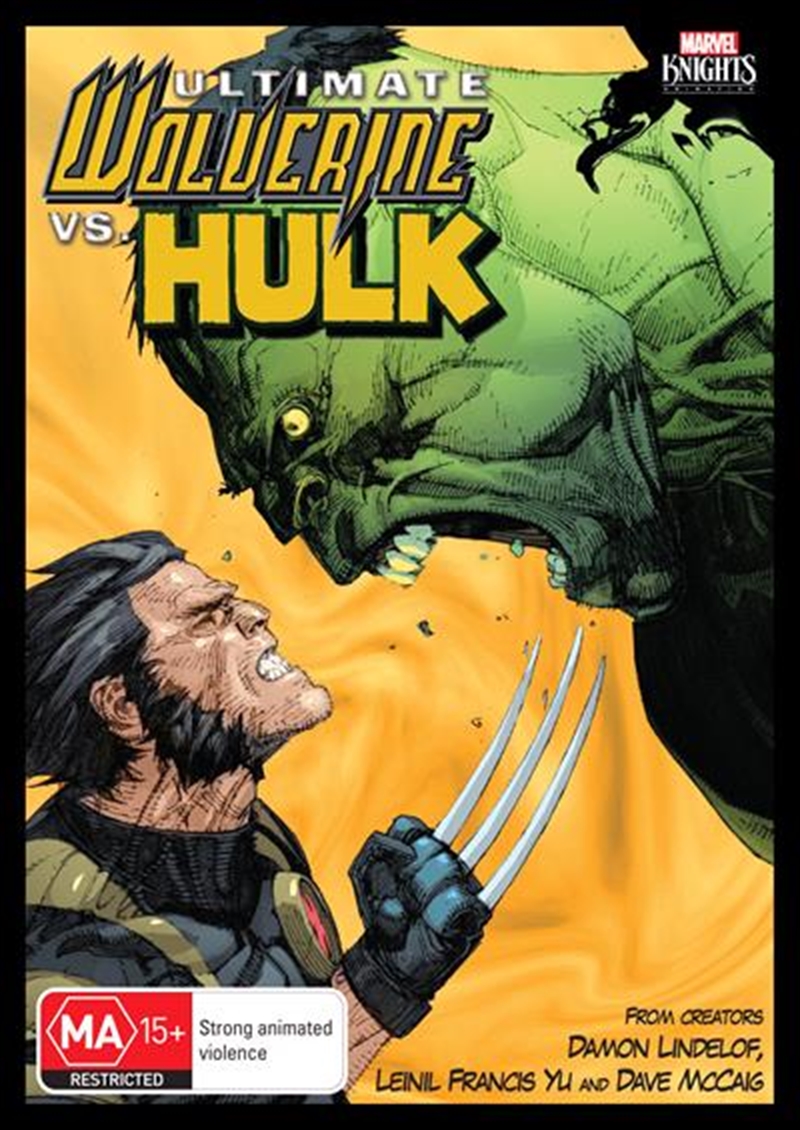 Marvel Knights - Ultimate Wolverine Vs. Hulk/Product Detail/Animated