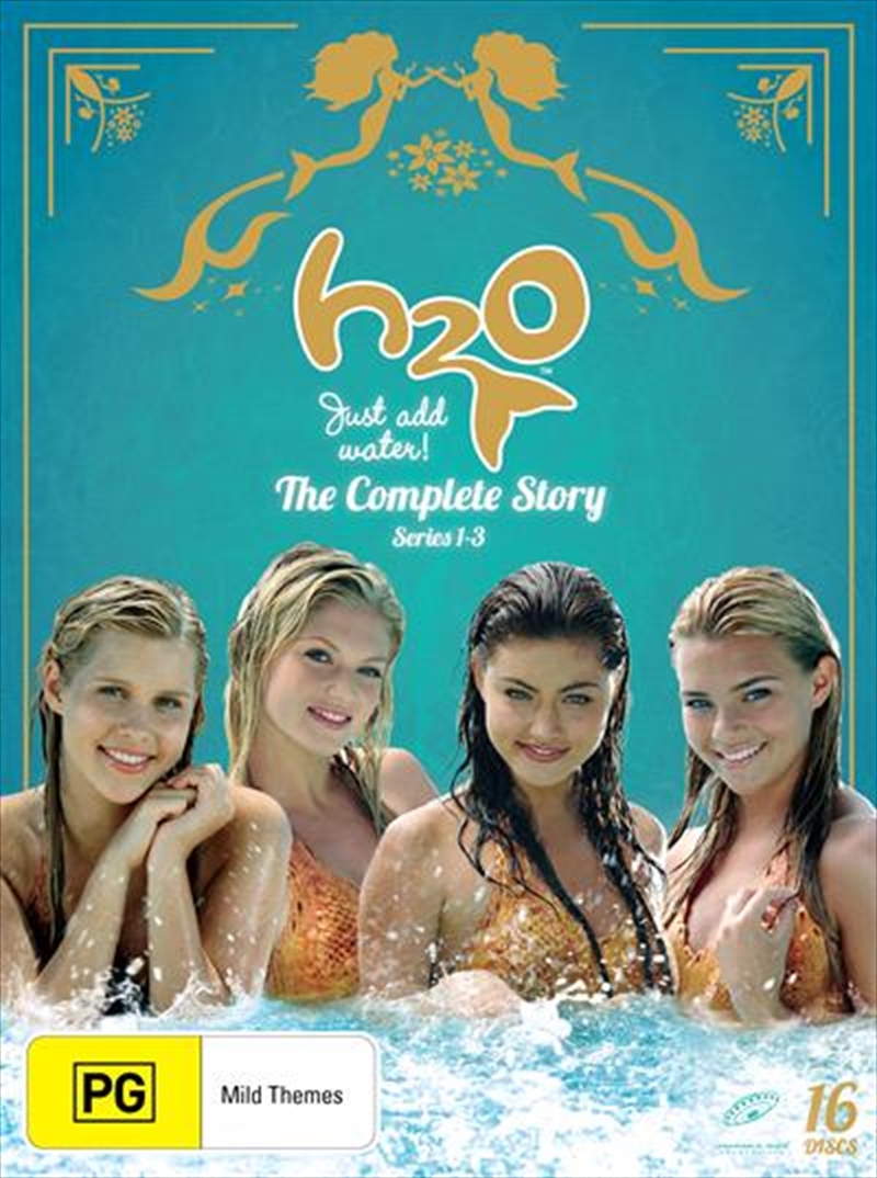 H2O JUST ADD WATER Complete Season 1 DVD New, Factory Sealed 4 DVD Set