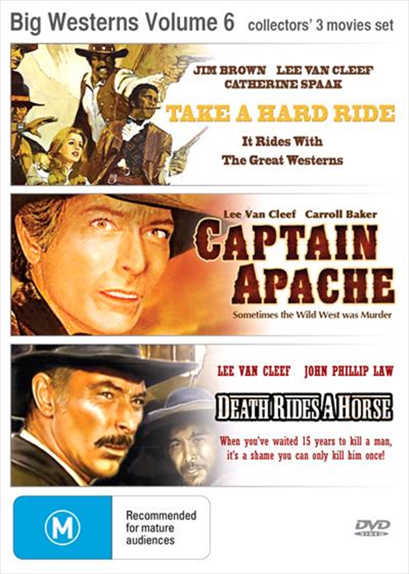 Big Westerns - Vol 6  Triple Pack - Take A Hard Ride, Captain Apache, Death Rides A Horse/Product Detail/Western