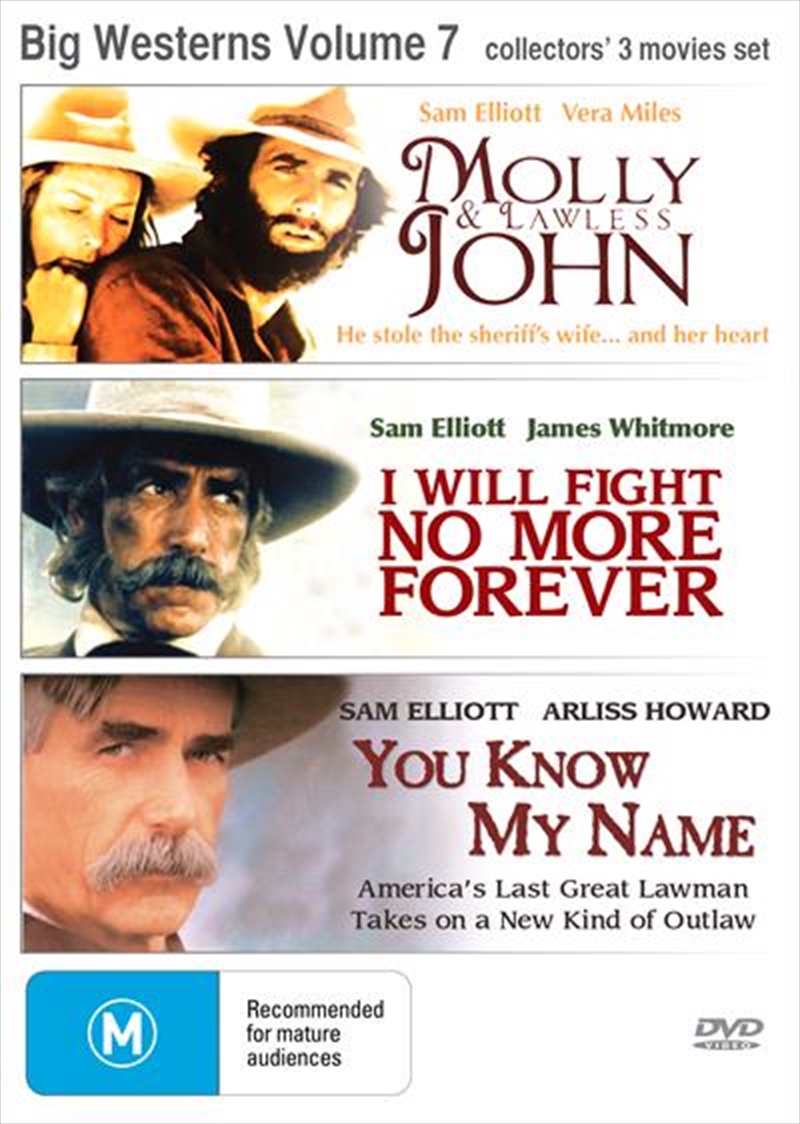 Big Westerns - Vol 7  Triple Pack - Molly and Lawless John, I Will Fight No More Forever, You Know/Product Detail/Western