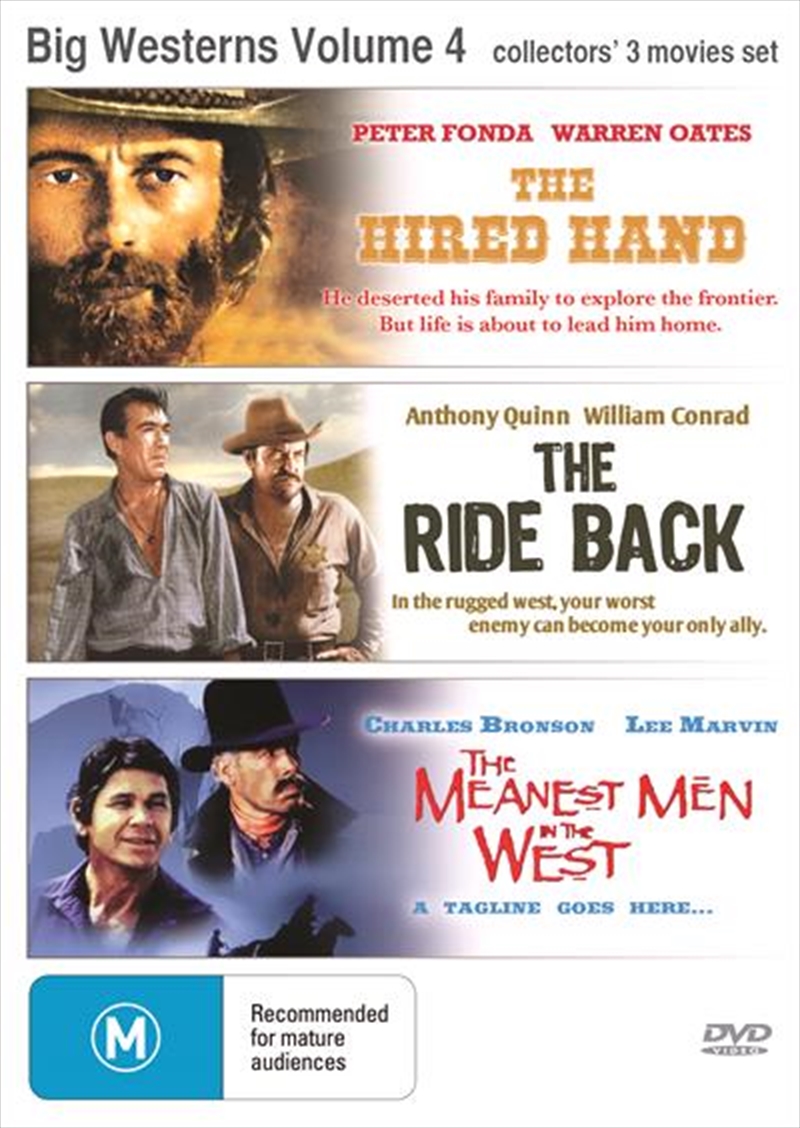 Big Westerns - Vol 4  Triple Pack - The Hired Hand, The Ride Back, The Meanest Men In The West/Product Detail/Western