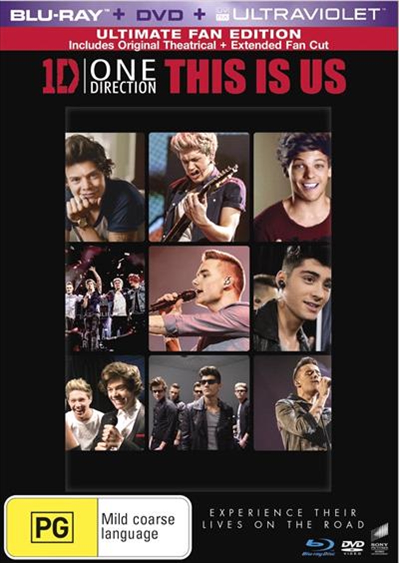 One Direction - This Is Us  Blu-ray + DVD + UV/Product Detail/Documentary