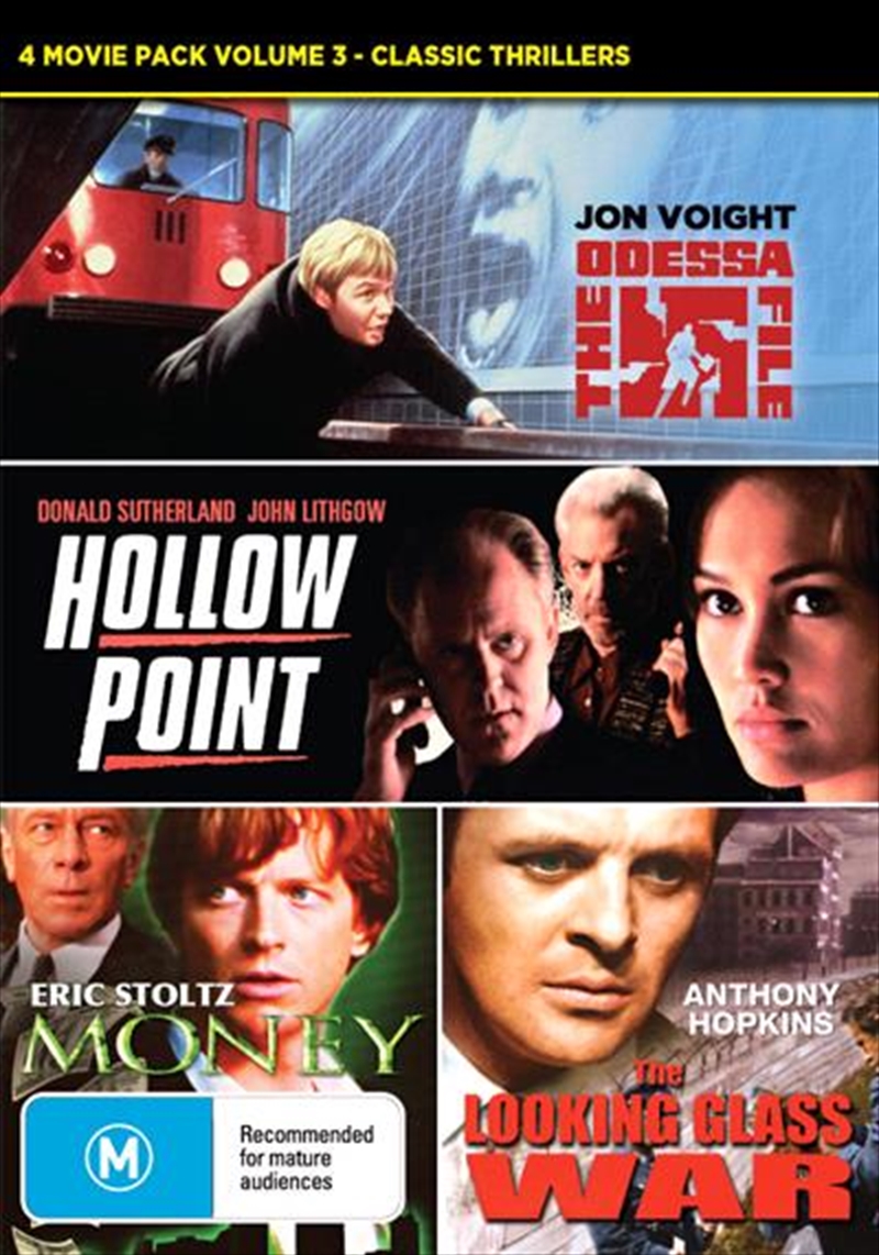 Classic Thrillers - Hollow Point / Money / The Looking Glass War / The Odessa File/Product Detail/Thriller