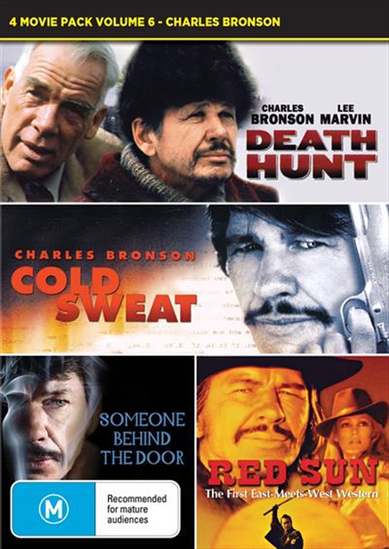 Charles Bronson - Cold Sweat / Death Hunt / Someone Behind The Door / Red Sun/Product Detail/Drama