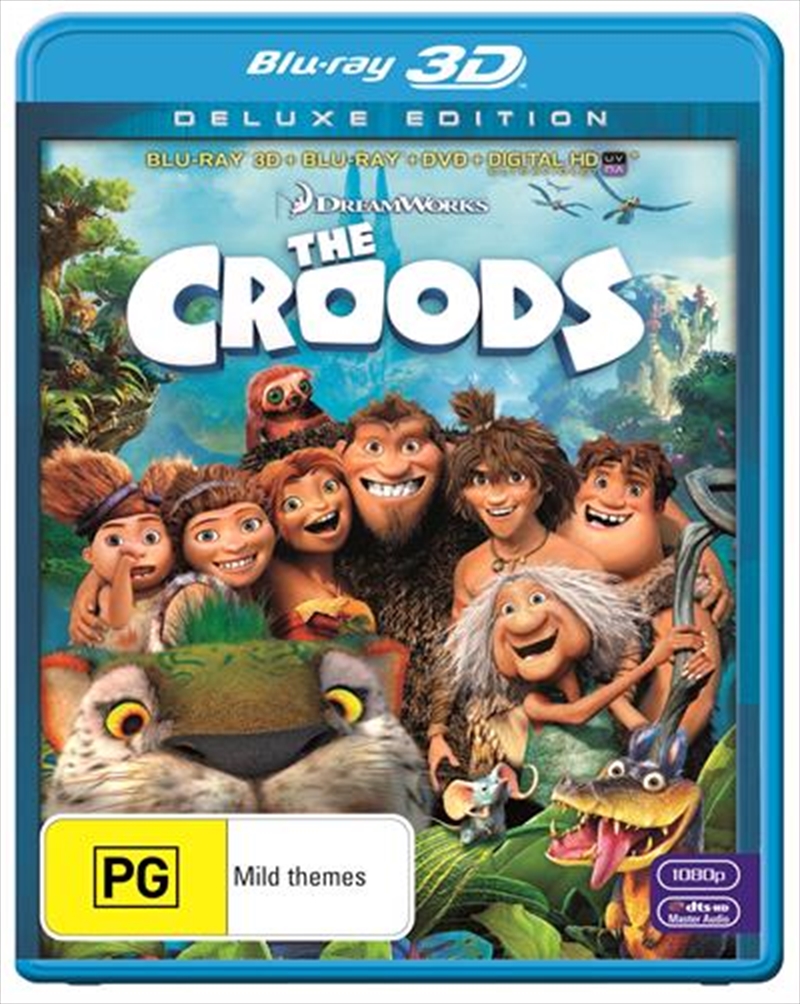 Croods  3D + 2d Blu-ray + DVD + UV, The/Product Detail/Animated