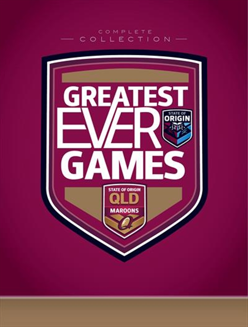 State Of Origin - Greatest Ever Games - Queensland Complete Collection - Limited Edition/Product Detail/Sport